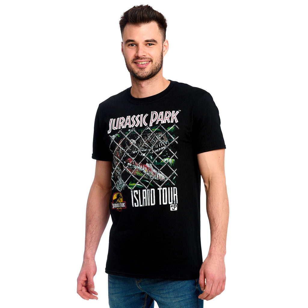 Productafbeelding Jurassic Park - Island Tour T-Shirt Zwart
