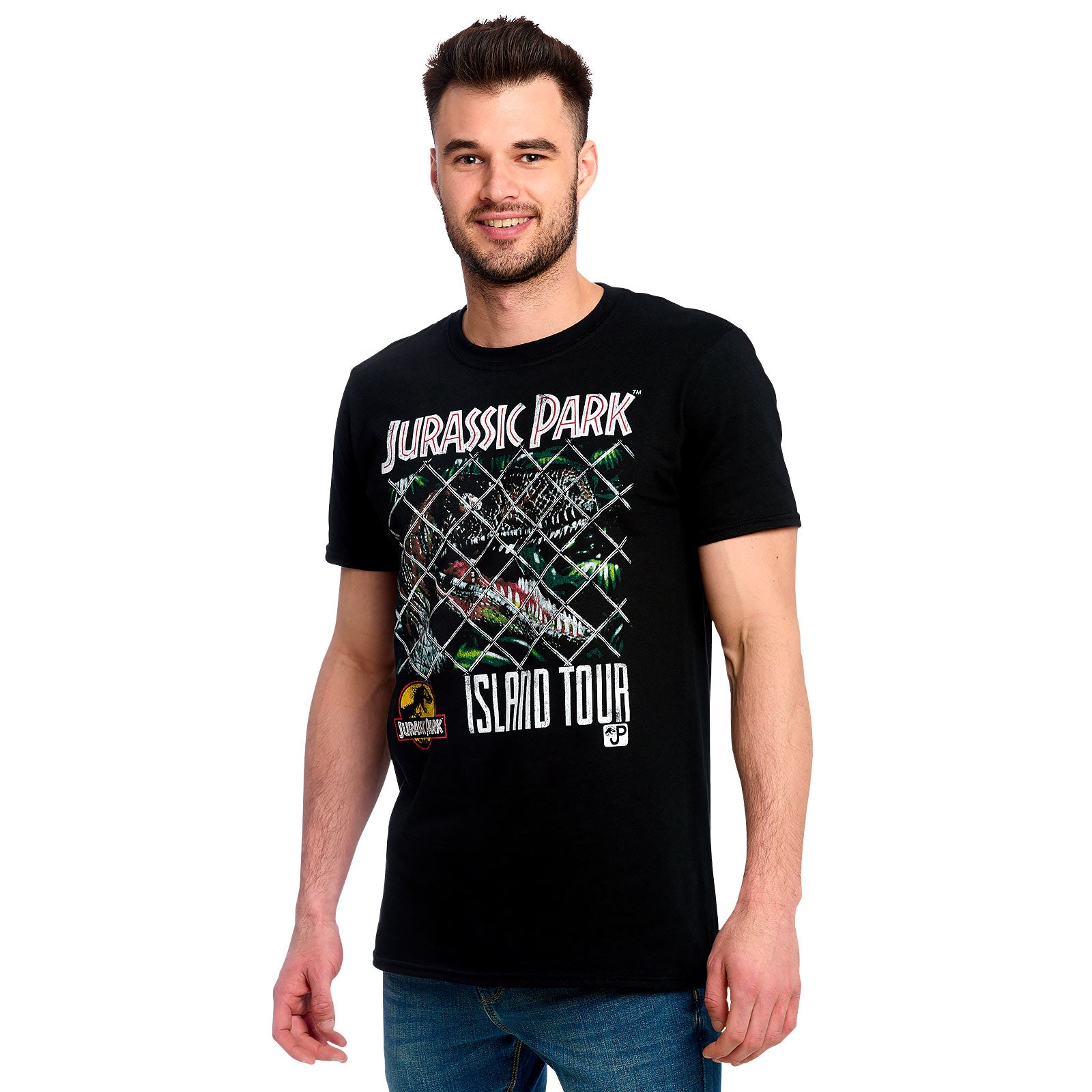Productafbeelding Jurassic Park - Island Tour T-Shirt Zwart