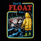 Productafbeelding Stephen King's IT - You'll Float Too Comic T-Shirt Zwart