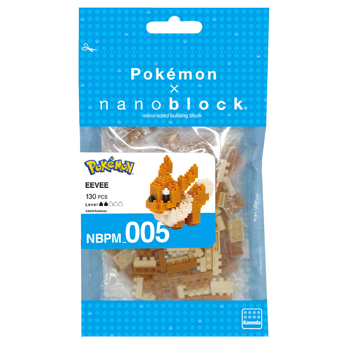 Productafbeelding Pokemon - Eevee nanoblock Mini Bouwsteen Figuur