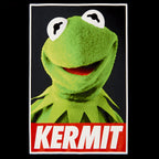 Productafbeelding Muppets - Kermit Poster T-Shirt Zwart