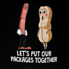 Productafbeelding Sausage Party - Onze Pakketten Samen T-Shirt zwart