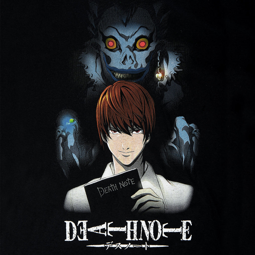 Productafbeelding Death Note - Ryuk & Kira T-shirt zwart