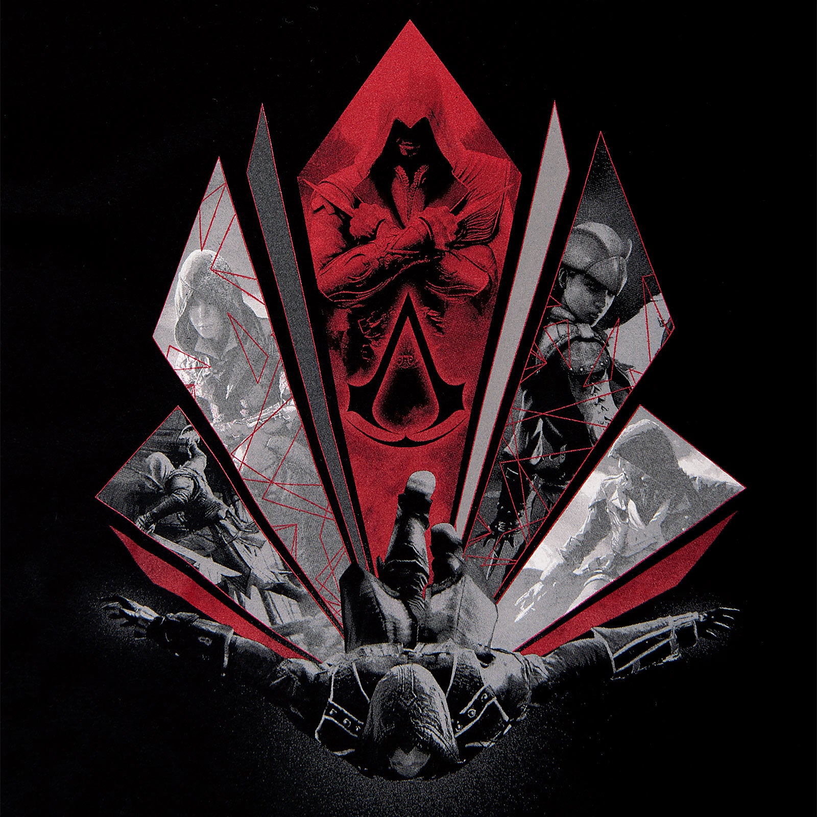 Productafbeelding Assassins Creed - Eagle Dive T-Shirt Zwart
