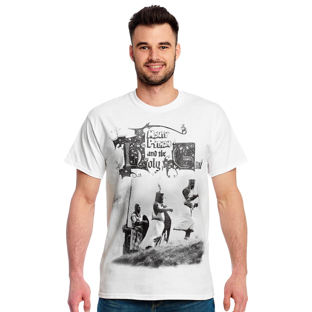 Productafbeelding Monty Python - De Ridders van de Kokosnoot T-Shirt wit