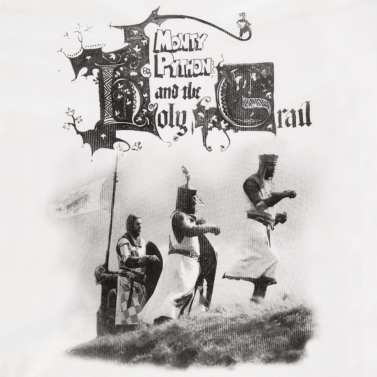 Productafbeelding Monty Python - De Ridders van de Kokosnoot T-Shirt wit