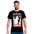 Productafbeelding Star Wars - Leia Don't Mess With a Princess T-Shirt zwart