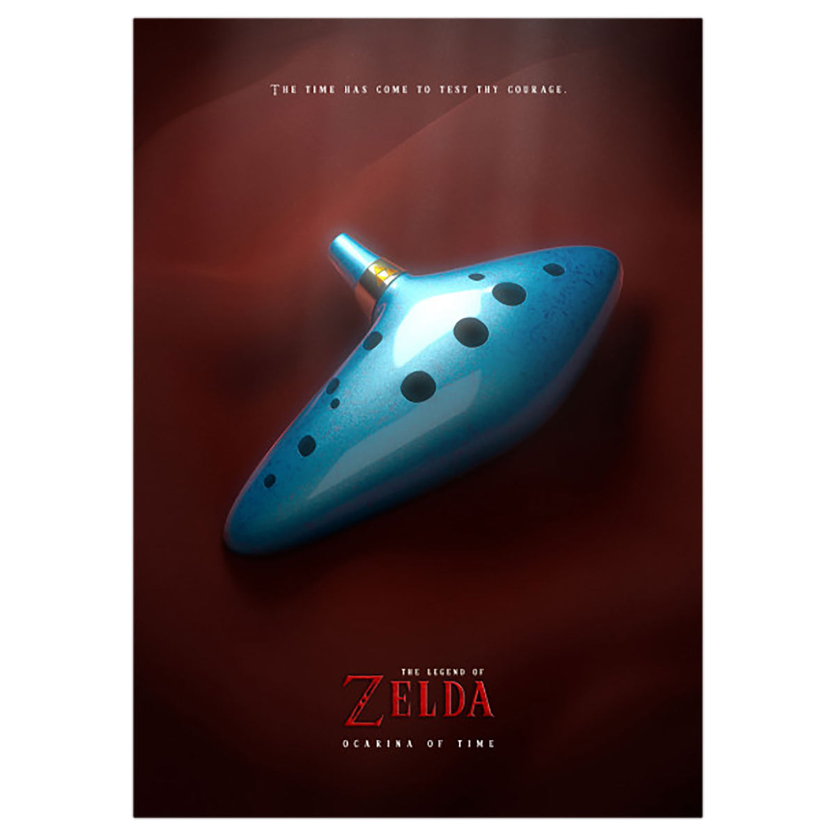 Productafbeelding Ocarina of Time Metalen Poster voor Zelda Fans