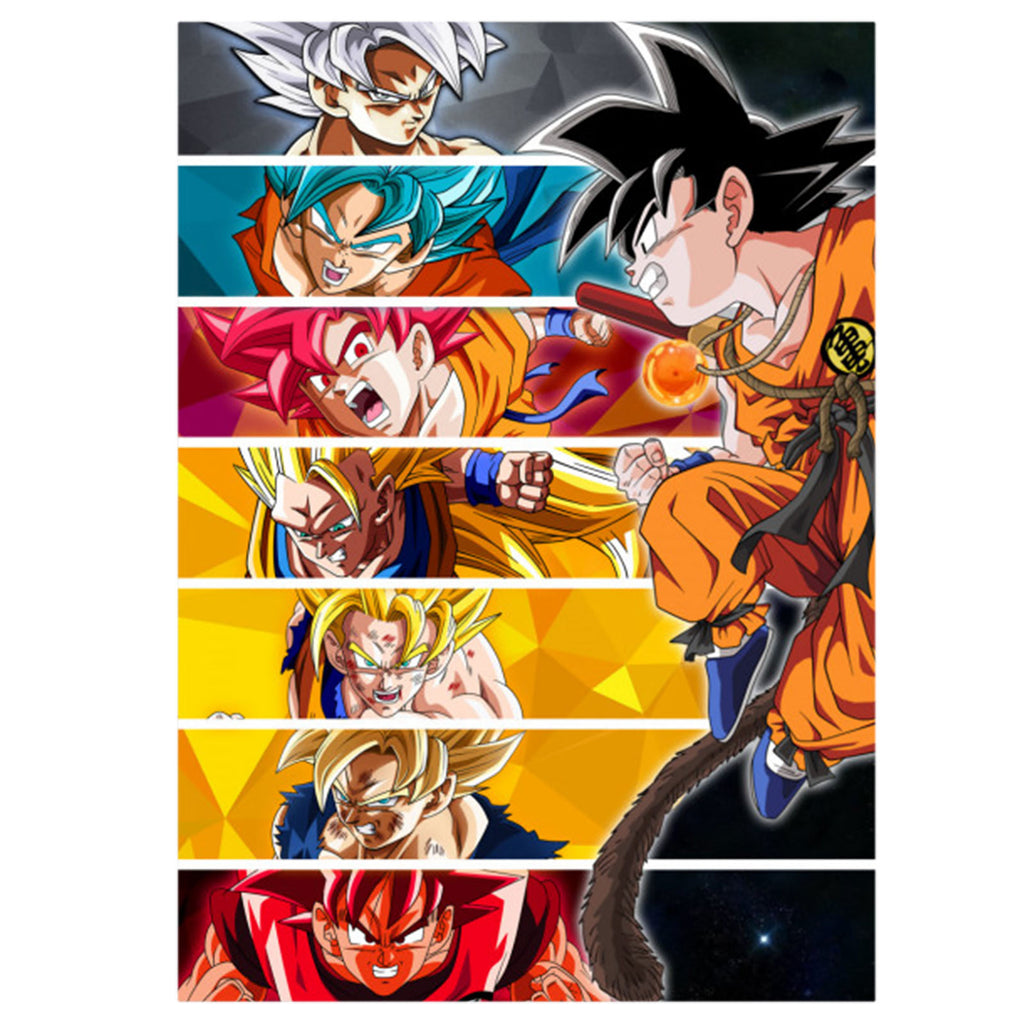 Productafbeelding Goku Metalen Poster voor Dragon Ball Fans