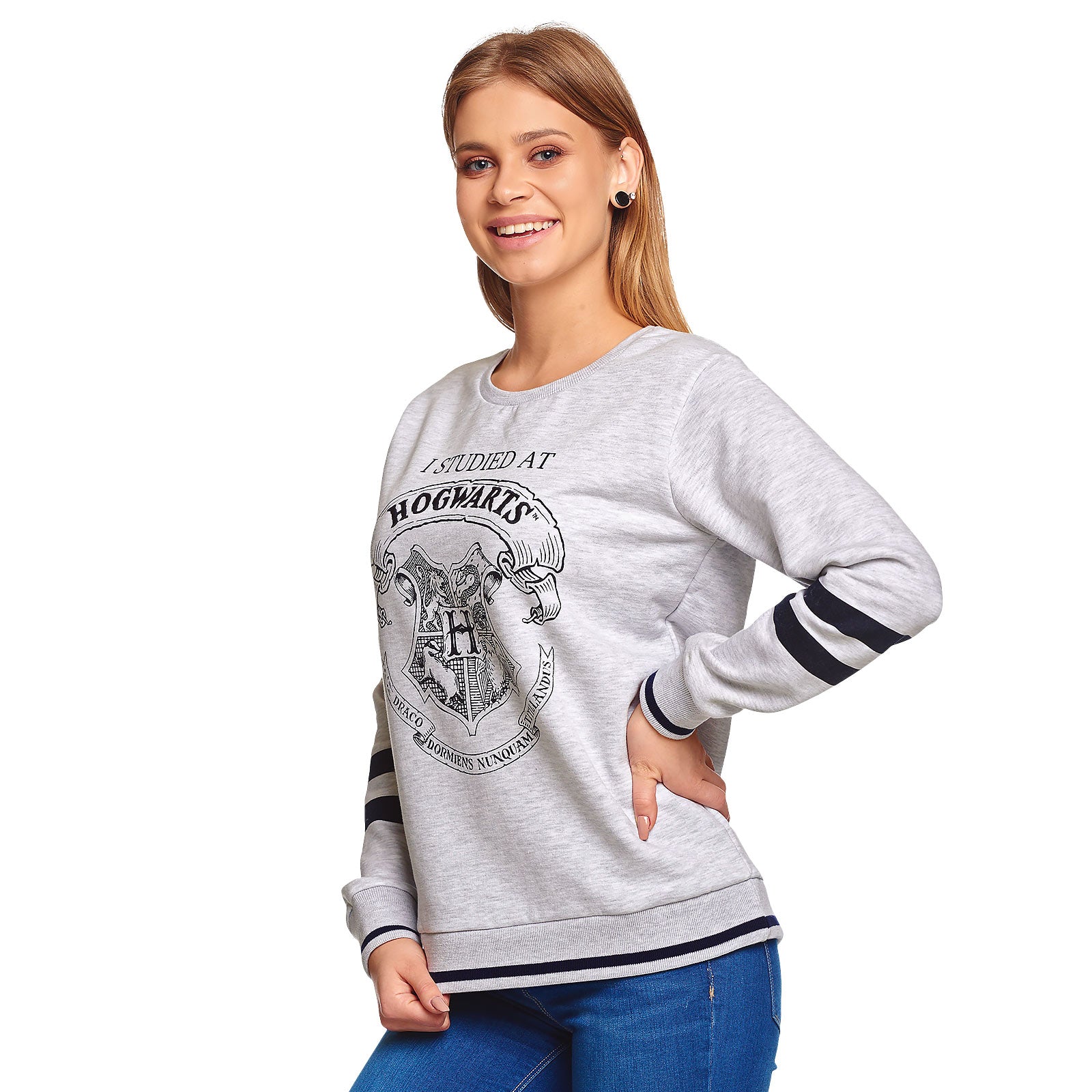 Product image Harry Potter - I Studied at Hogwarts Women's Sweater Grey