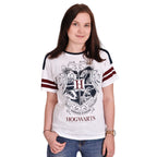 Productafbeelding Harry Potter - Hogwarts Wapenschild Dames T-shirt Wit