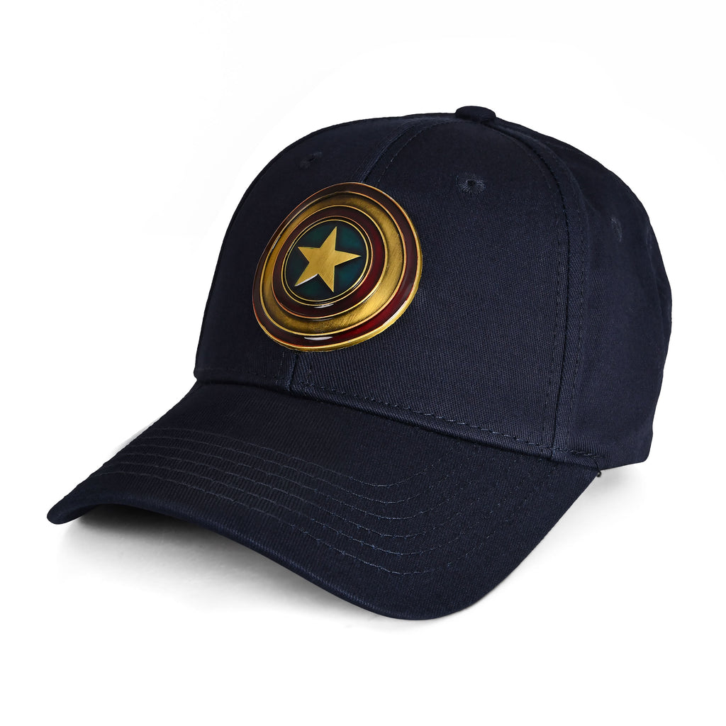 Productafbeelding Captain America - Schild Metalen Logo Baseballpet blauw