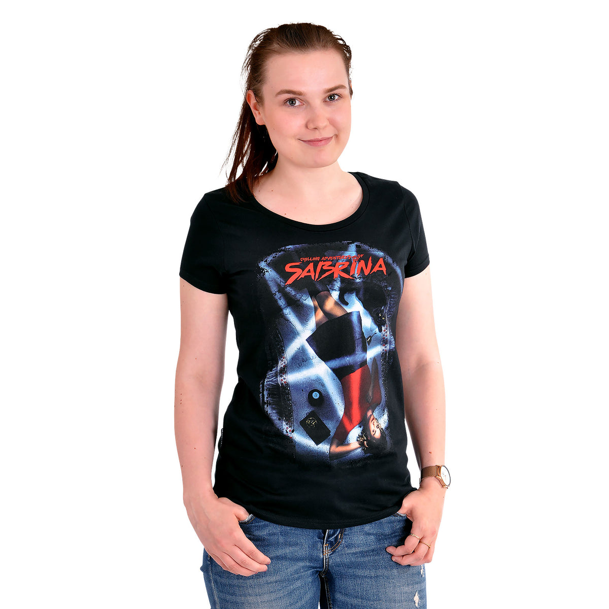 Productafbeelding Chilling Adventures of Sabrina - Poster T-Shirt Dames zwart