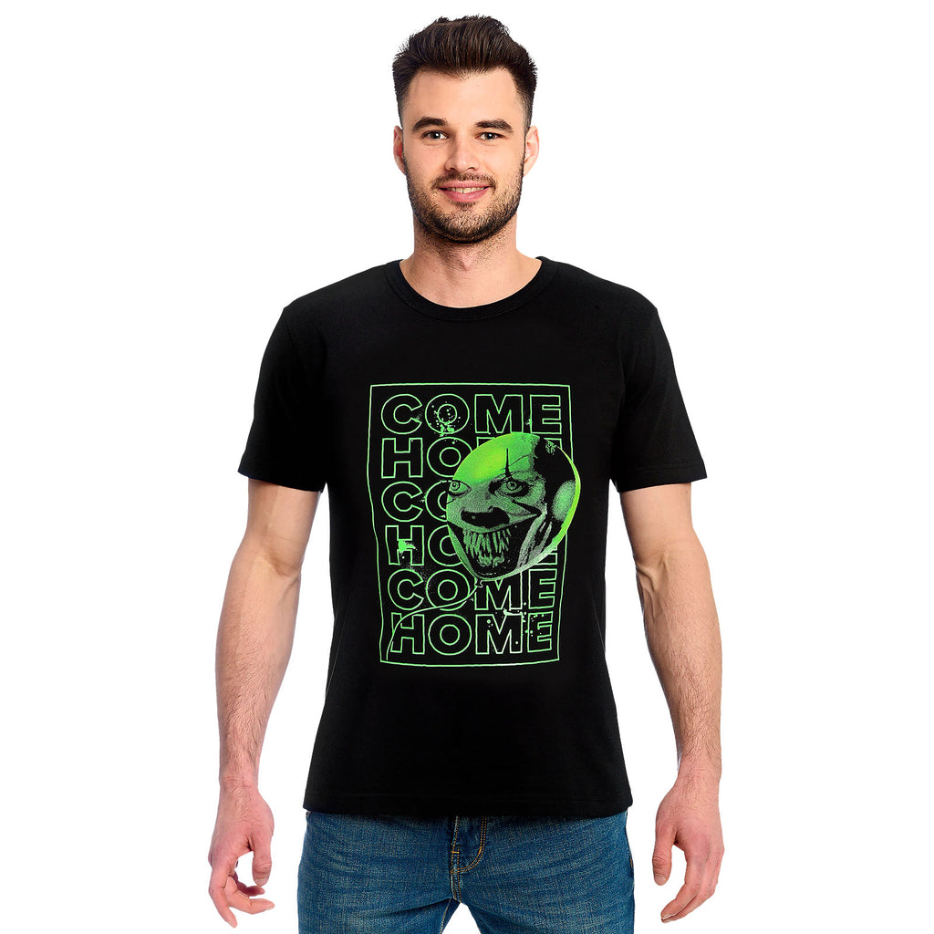 Productafbeelding Stephen King's IT - Kom Thuis Glow in the Dark T-Shirt Zwart