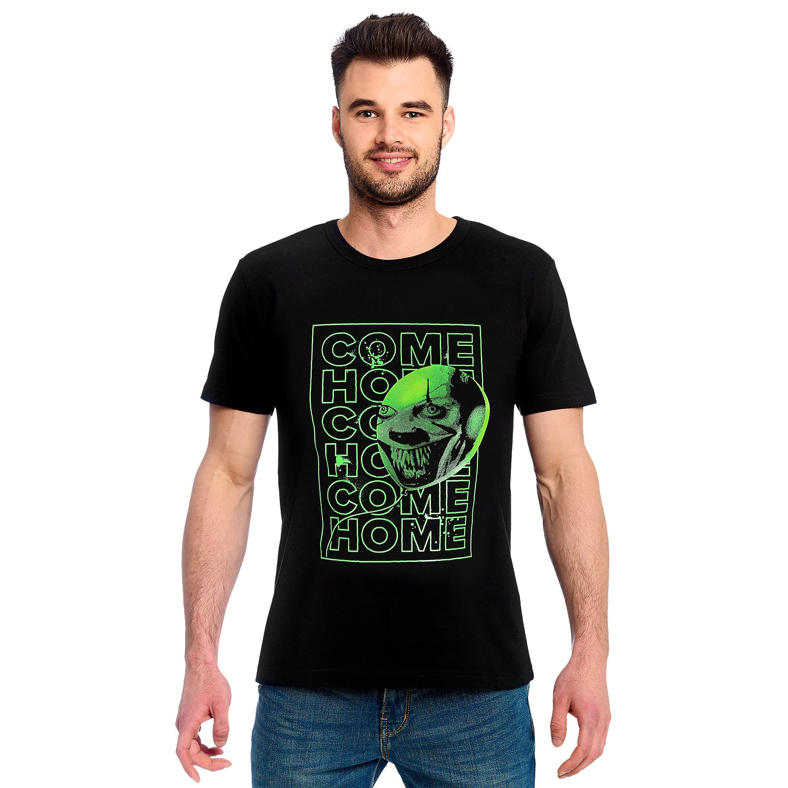 Productafbeelding Stephen King's IT - Kom Thuis Glow in the Dark T-Shirt Zwart