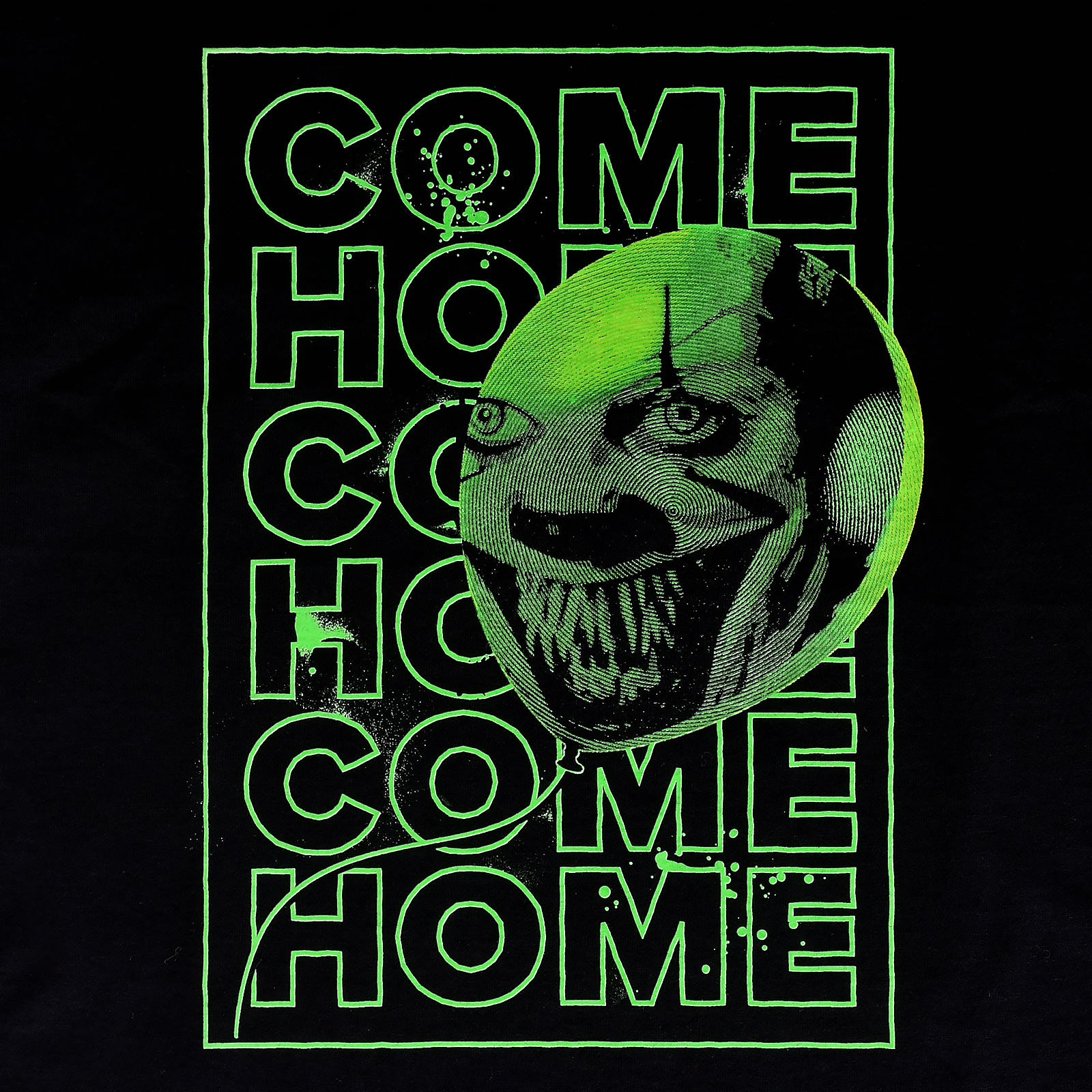 Productafbeelding Stephen King's IT - Kom Thuis Glow in the Dark T-Shirt Zwart