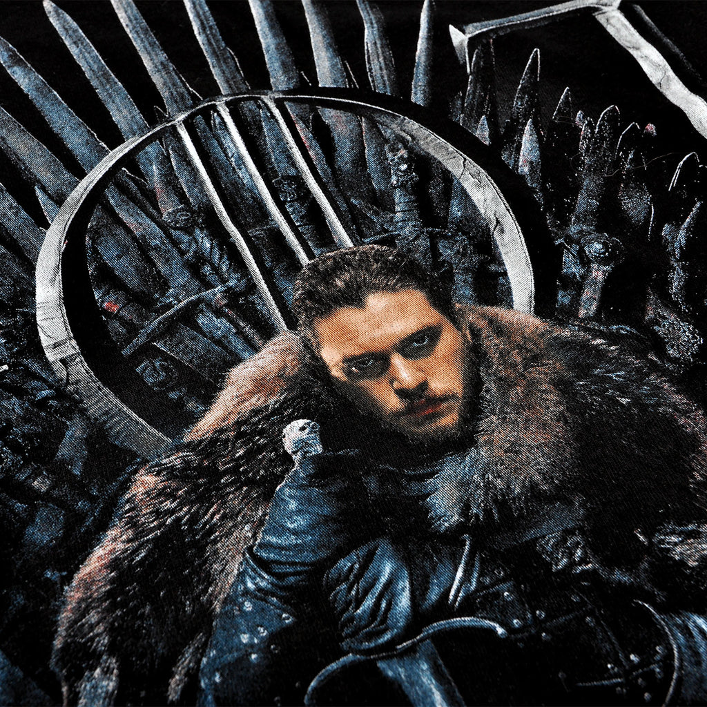 Productafbeelding Game of Thrones - Jon Snow Voor De Troon T-shirt zwart