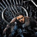 Productafbeelding Game of Thrones - Jon Snow Voor De Troon T-shirt zwart