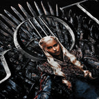Productafbeelding Game of Thrones - Daenerys For The Throne T-Shirt zwart