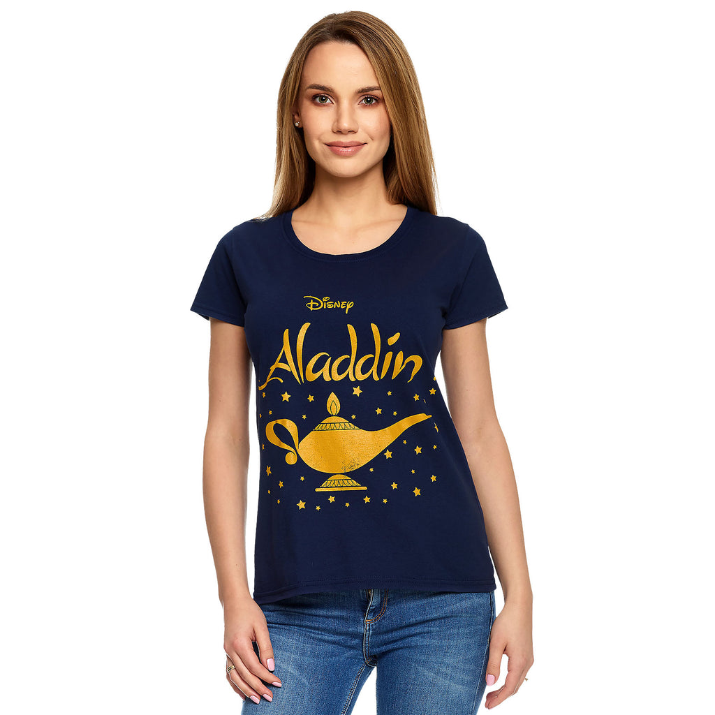 Productafbeelding Aladdin - Wonderlamp Dames T-shirt Blauw