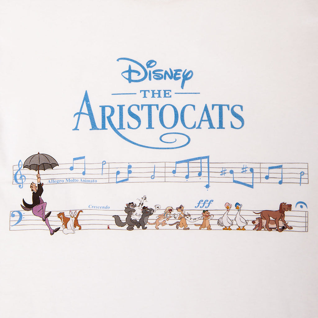 Productafbeelding Aristocats - Muziek T-shirt Dames wit