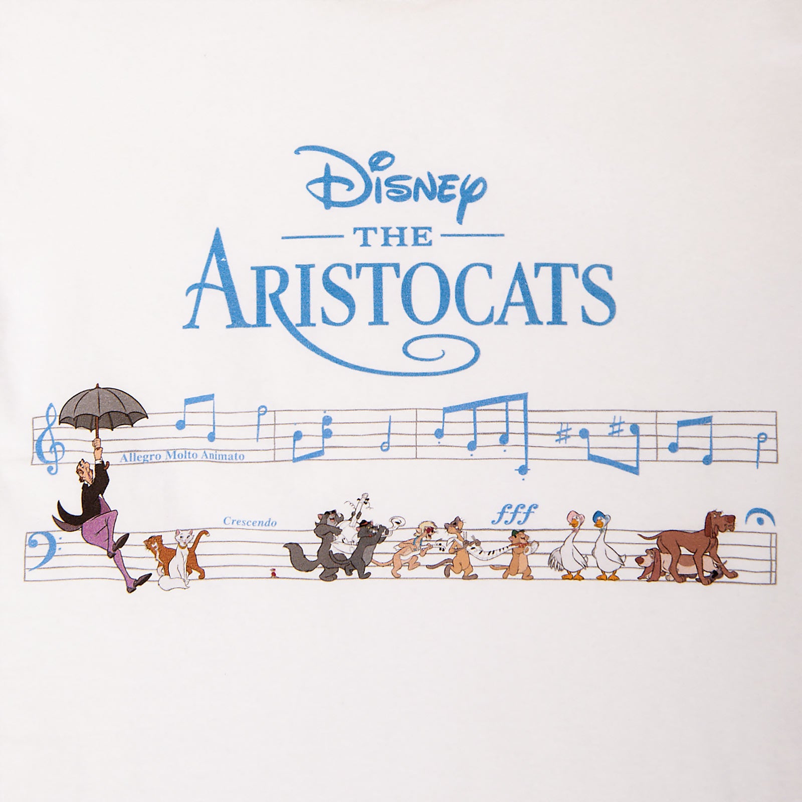 Productafbeelding Aristocats - Muziek T-shirt Dames wit