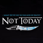 Productafbeelding Not Today T-Shirt voor Game of Thrones Fans Zwart