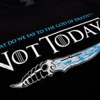 Productafbeelding Not Today T-Shirt voor Game of Thrones Fans Zwart
