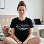 Productafbeelding Not Today T-Shirt voor Game of Thrones Fans Zwart