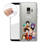 Productafbeelding Dragon Ball - Personages Samsung Galaxy S9 Telefoonhoesje Siliconen Transparant