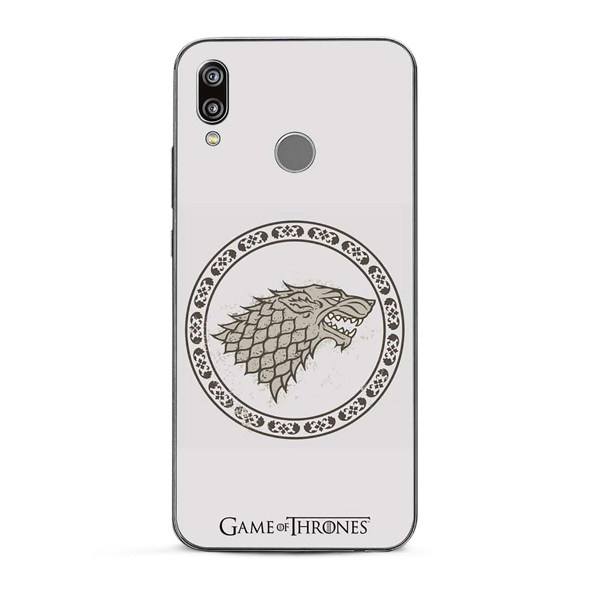 Productafbeelding Game of Thrones - Stark wapen Huawei P20 Lite telefoonhoesje siliconen wit