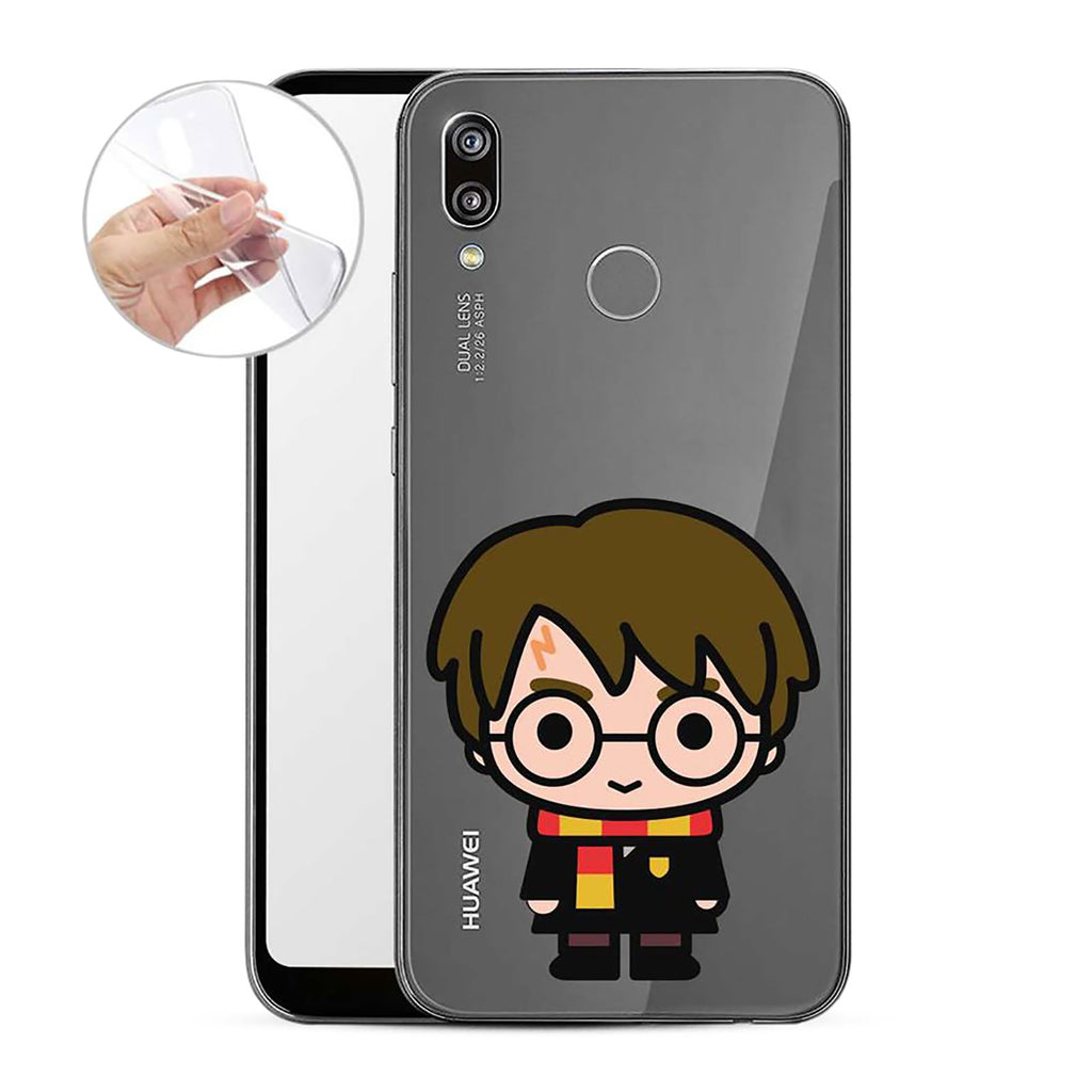 Productafbeelding Harry Potter - Chibi Huawei P20 Lite telefoonhoesje Silicone transparant