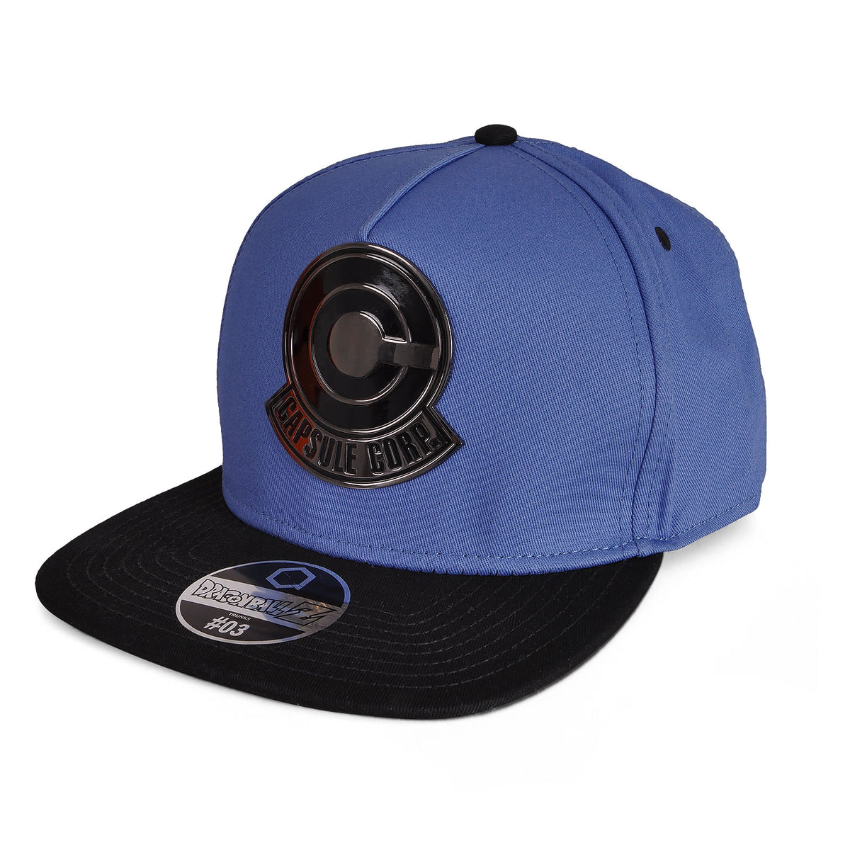 Productafbeelding Dragon Ball Z - Capsule Corporation Metalen Logo Snapback Cap
