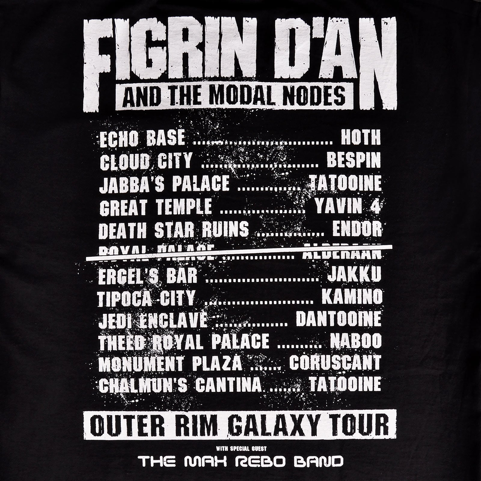 Productafbeelding Cantina Band Outer Rim Galaxy Tour T-Shirt - Star Wars