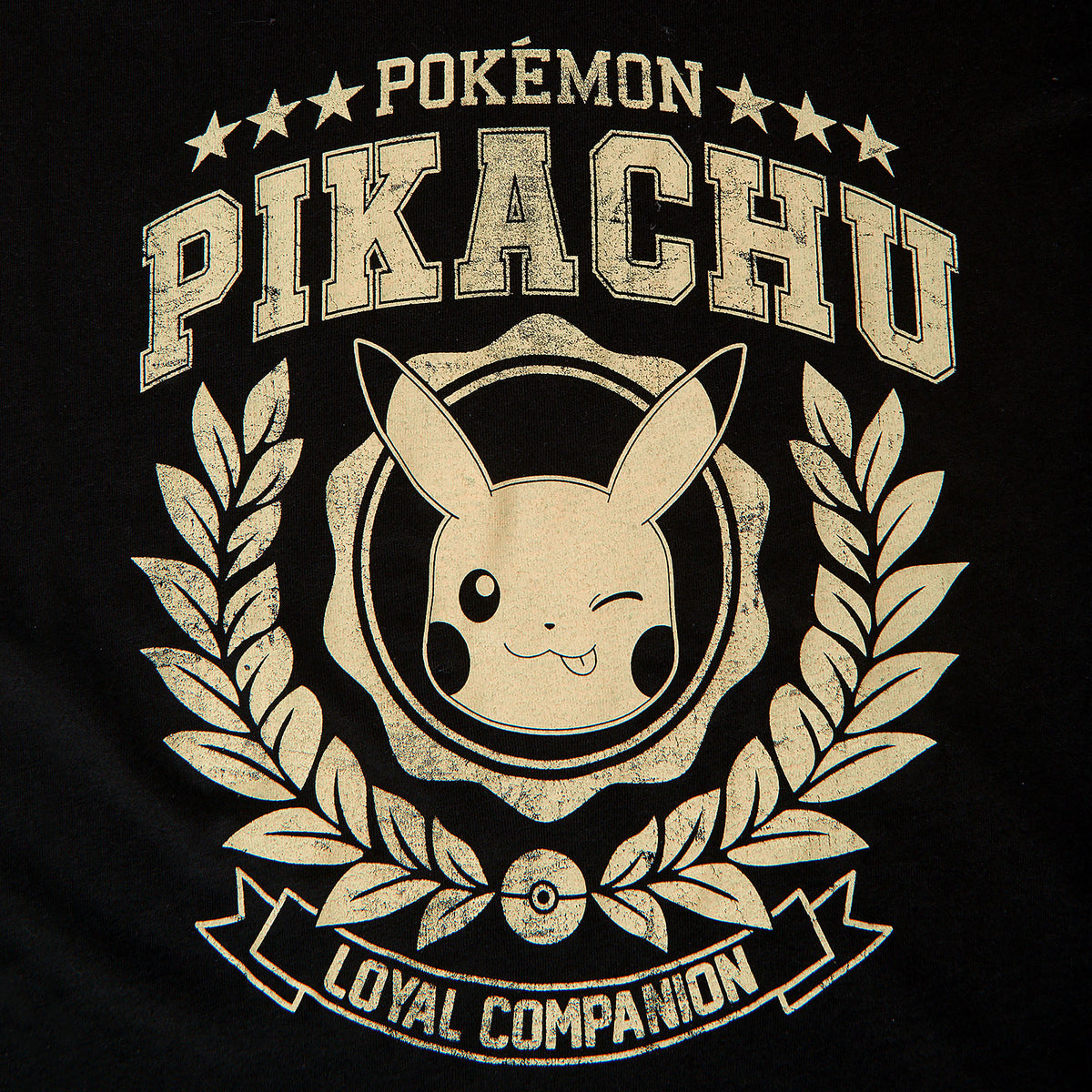 Productafbeelding Pokemon - Pikachu Loyal Companion Dames T-shirt Zwart