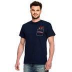 Productafbeelding Deadpool - Pocket T-shirt blauw