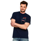 Productafbeelding Deadpool - Pocket T-shirt blauw