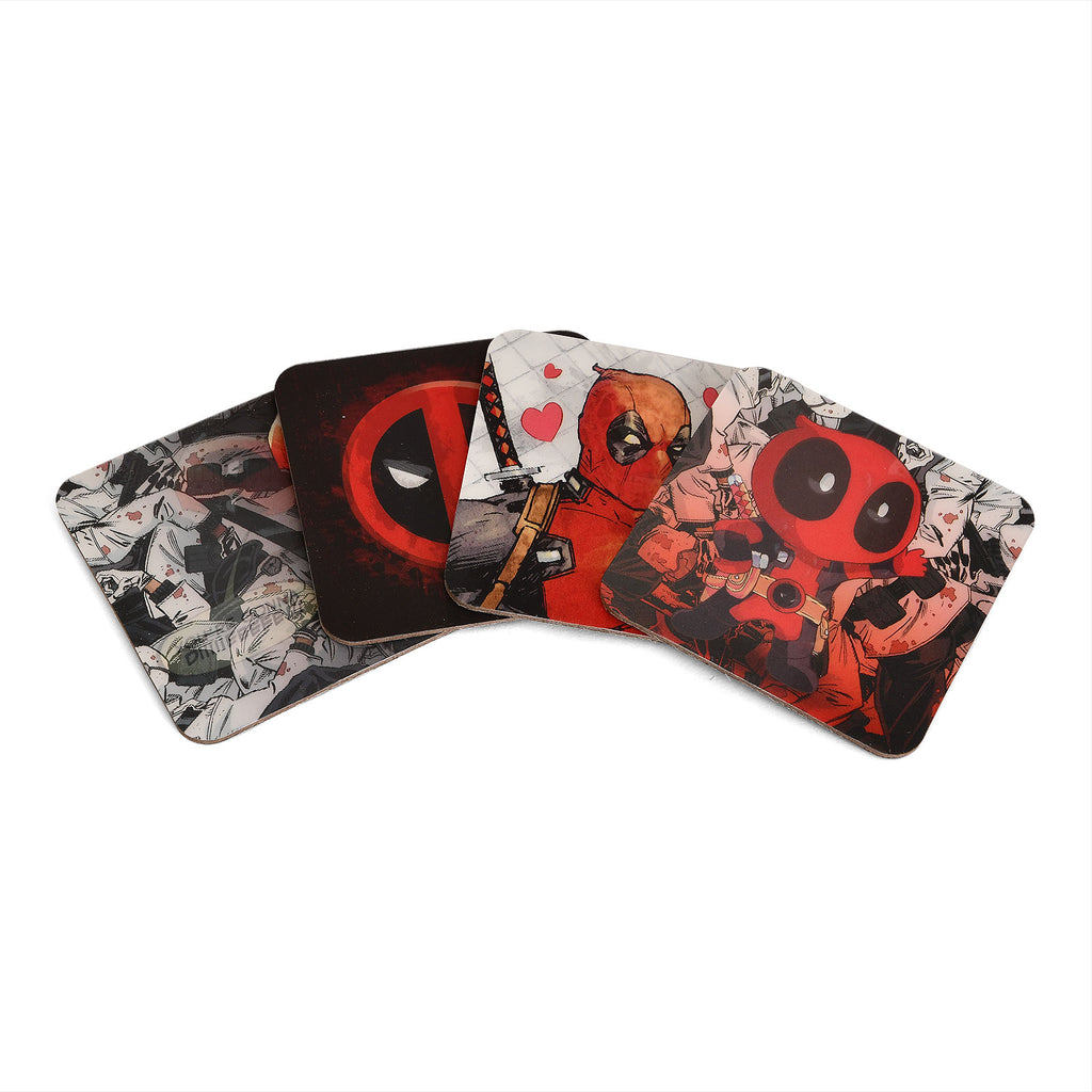 Productafbeelding Deadpool 3D Onderzetter Set van 4