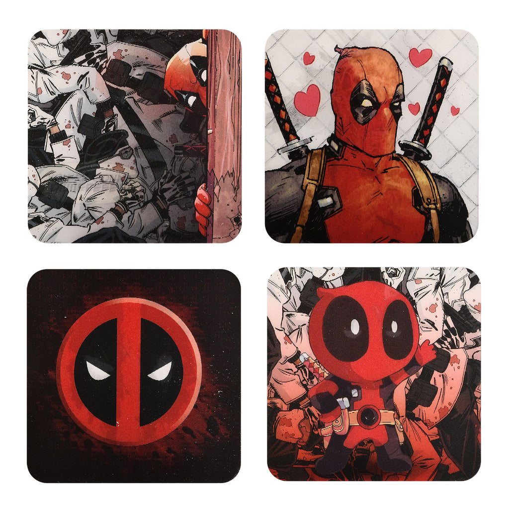Productafbeelding Deadpool 3D Onderzetter Set van 4