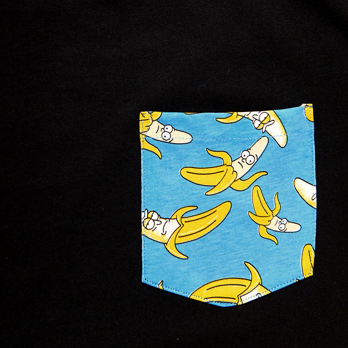 Productafbeelding Rick en Morty - Pocket Banana T-Shirt Zwart