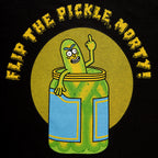 Productafbeelding Rick en Morty - Flip the Pickle T-shirt zwart