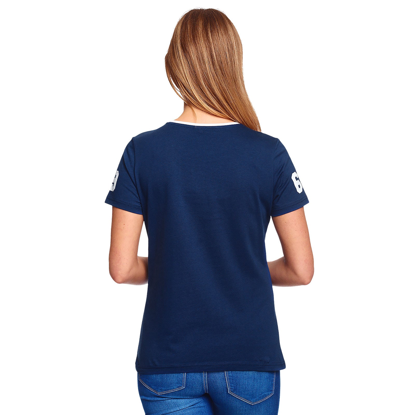 Productafbeelding Sesamstraat - Oldschool Dames T-shirt Blauw
