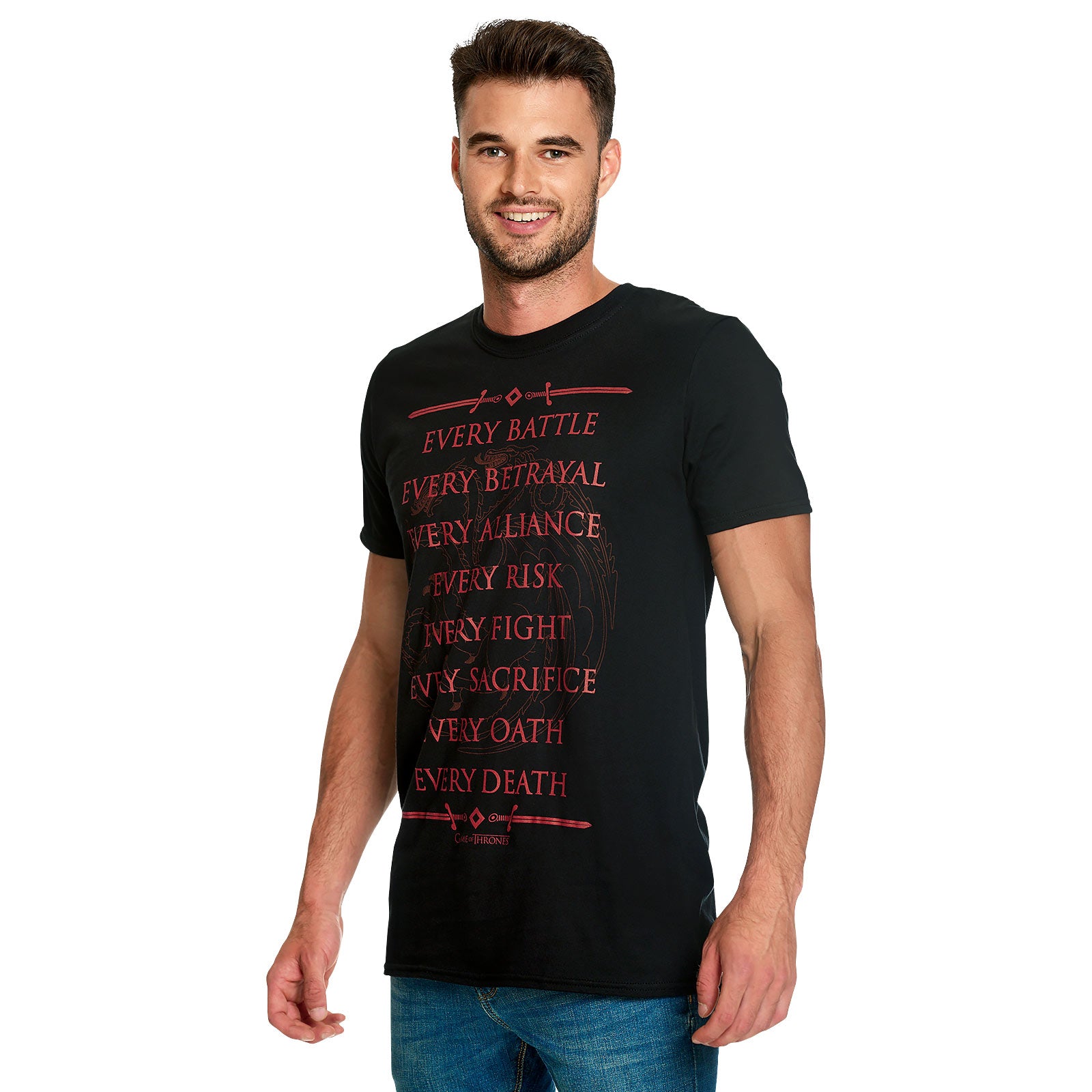 Productafbeelding Targaryen Voor De Troon T-Shirt zwart - Game of Thrones