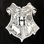 Productafbeelding Harry Potter - Hogwarts Wapen Jeansjasje Zwart
