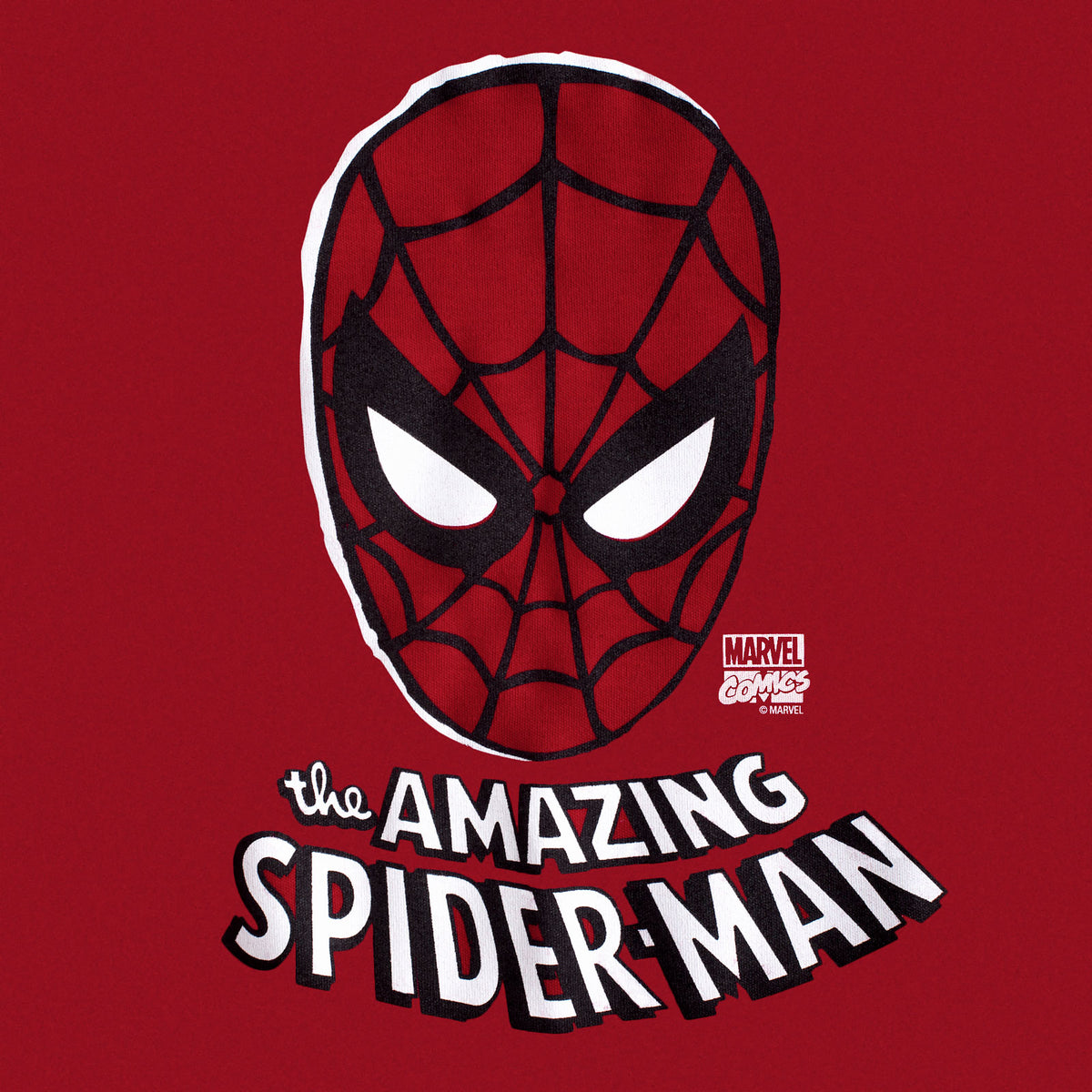 Productafbeelding Spider-Man - Face Kinder T-Shirt rood