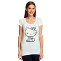 Productafbeelding Hello Kitty - Pastel Kitty Dames T-shirt Wit