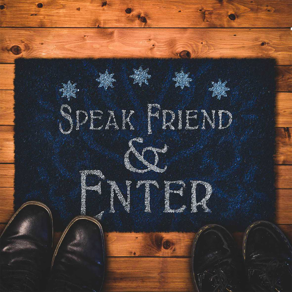 Productafbeelding In de Ban van de Ring - Speak Friend & Enter Deurmat