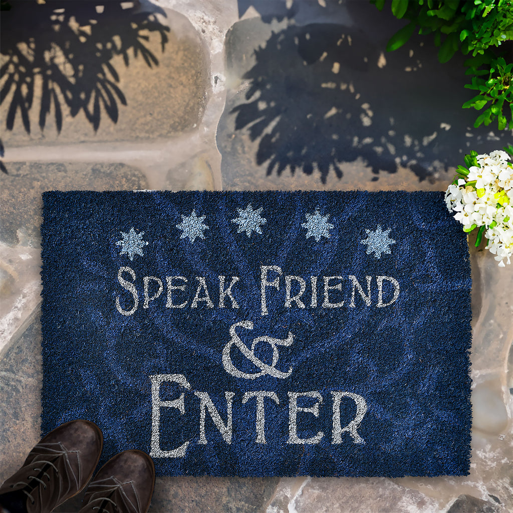 Productafbeelding In de Ban van de Ring - Speak Friend & Enter Deurmat
