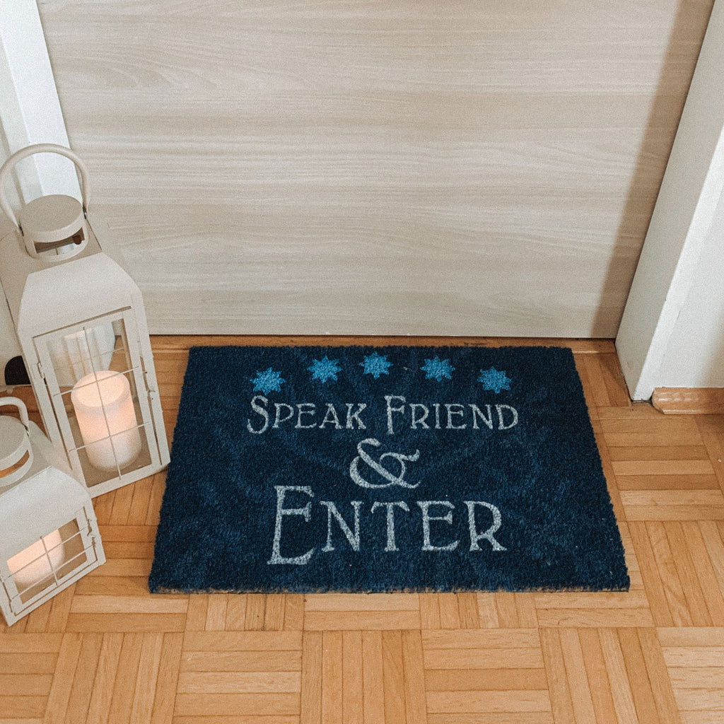Productafbeelding In de Ban van de Ring - Speak Friend & Enter Deurmat