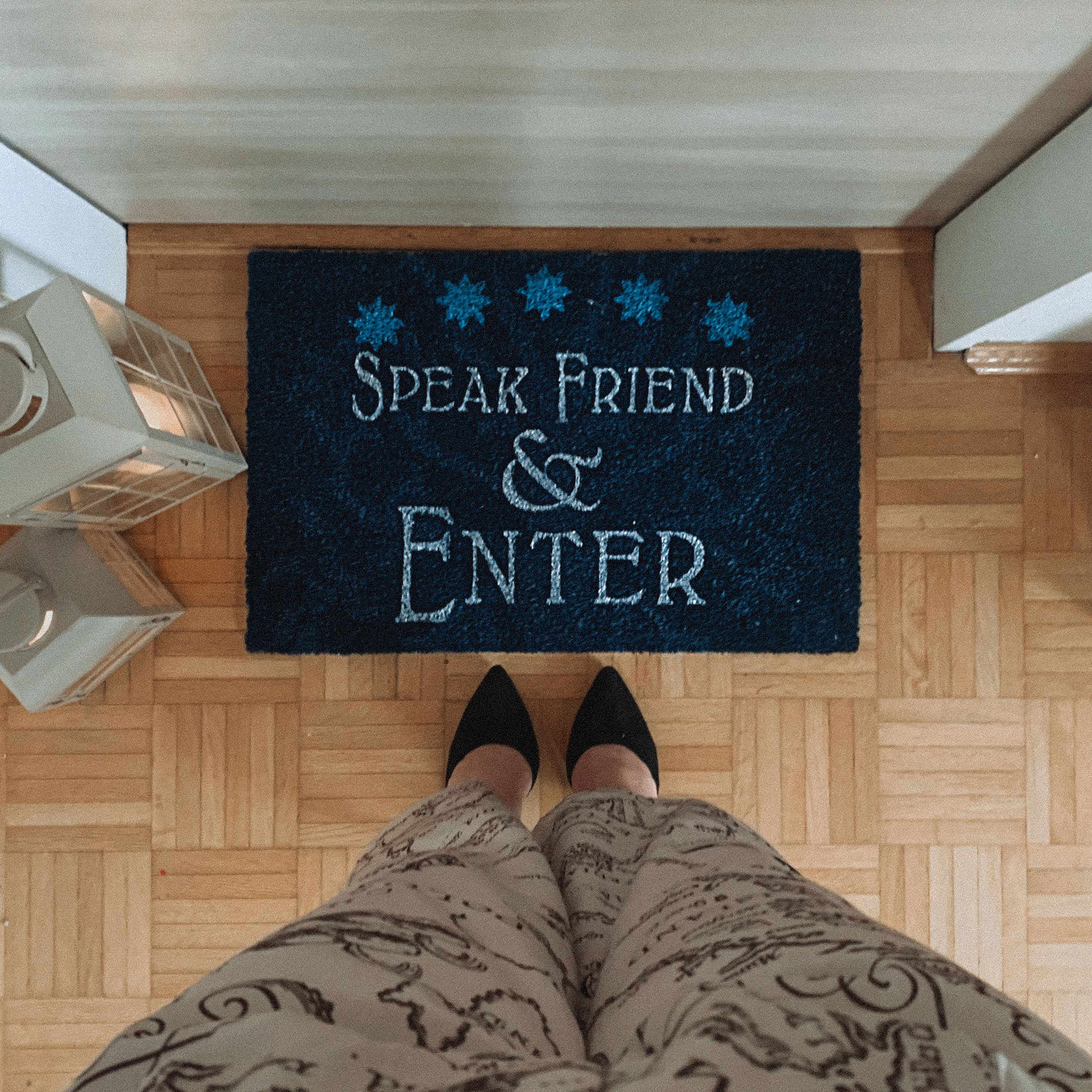 Productafbeelding In de Ban van de Ring - Speak Friend & Enter Deurmat